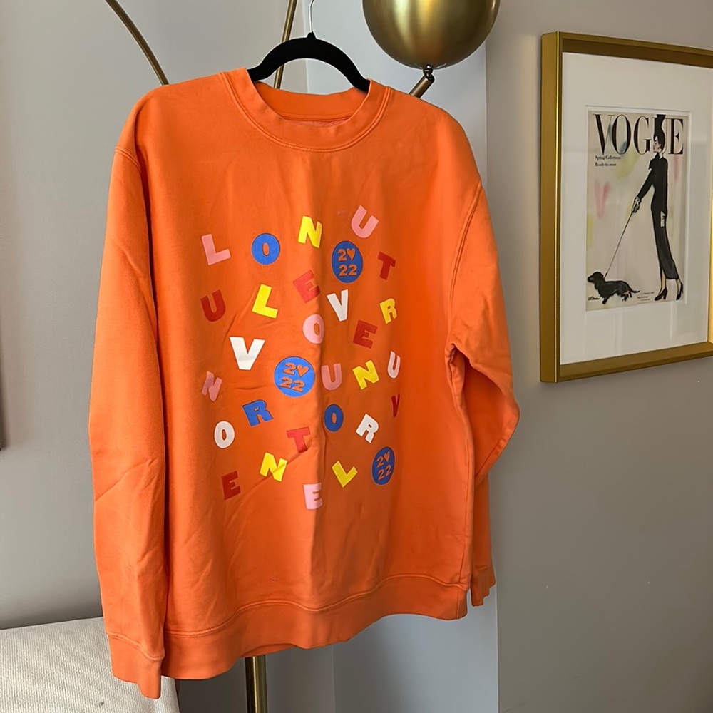 Harry Styles Love on Tour Orange Sweatshirt - XXL